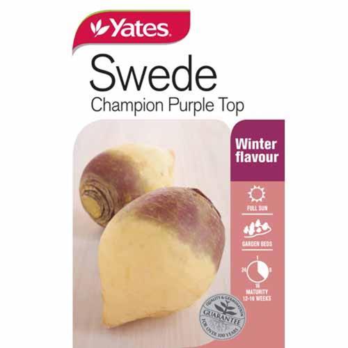 Swede 'Champion Purple Top' Seeds - Yates