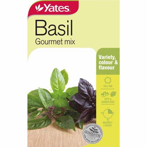 Basil Gourmet Mix Seeds - Yates