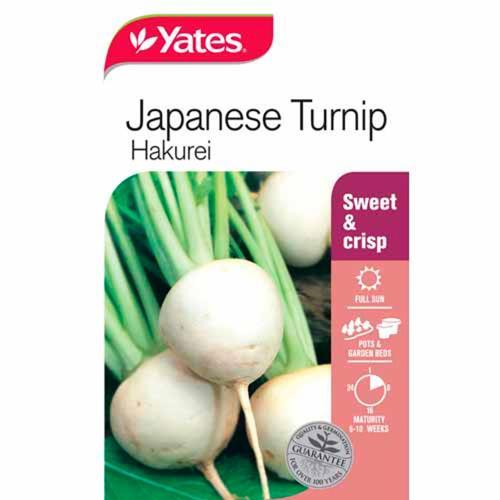 Turnip Japanese Hakurei Seeds - Yates