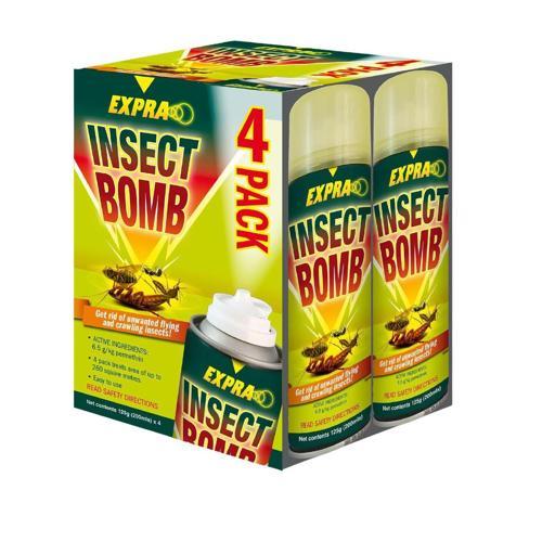 Insect Bomb 4 Pack 200ml - Expra