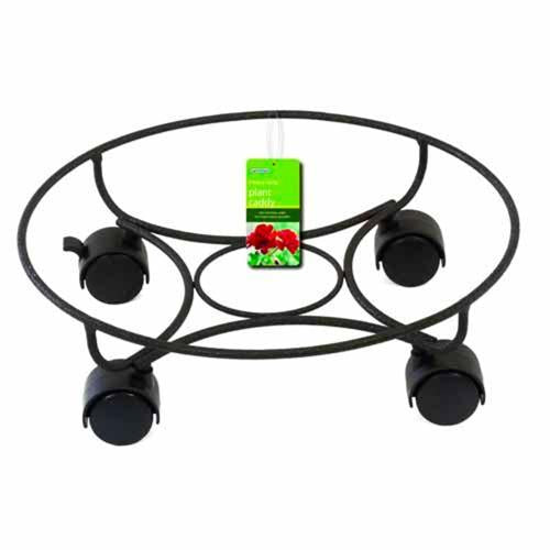 Heavy Duty Plant Caddy 250mm Black - Gardman