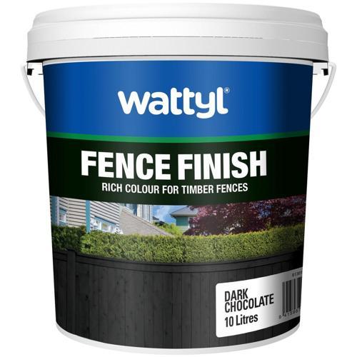 Wattyl Fence Finish Paint 10L Dark Chocolate