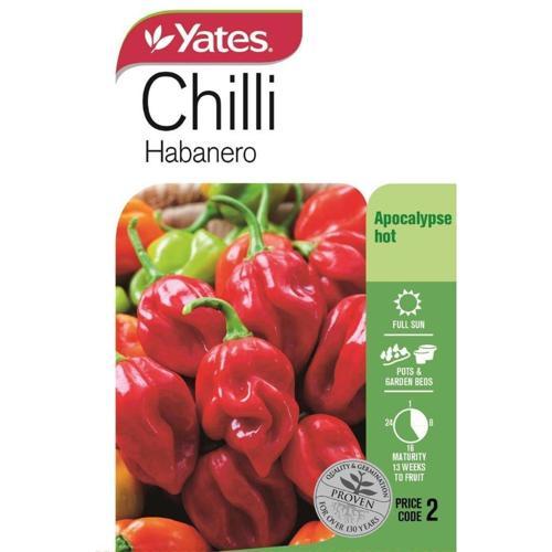 Chilli 'Habanero' Seeds - Yates