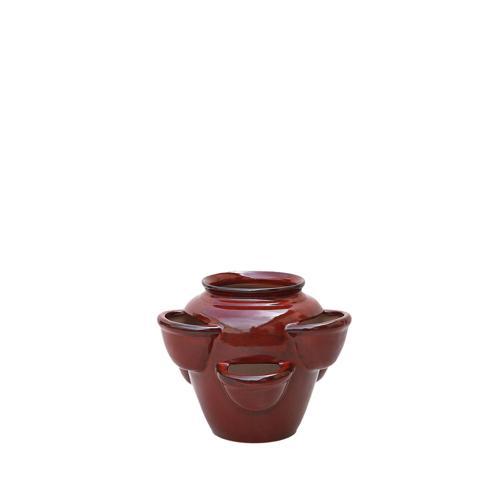 Gardeners Edge Glazed Strawberry Planter