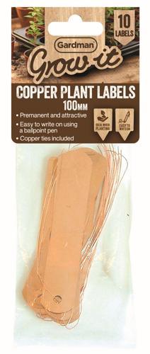 Grow It 100mm Copper Plant Labels - 10 Pack