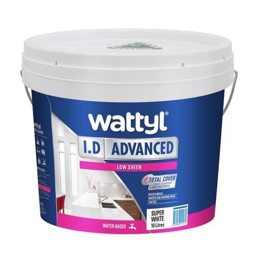 Wattyl ID Advanced Interior Topcoat 10L Super White