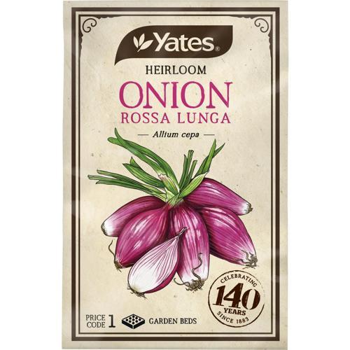 Yates Heirloom Seeds Onion Rosa Lunga