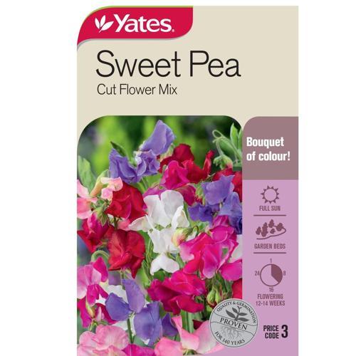 Yates Sweet Pea Cut Flower Mix Seeds