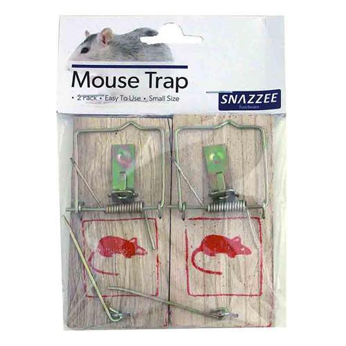 Snazzee Wooden Mouse Trap 2pack