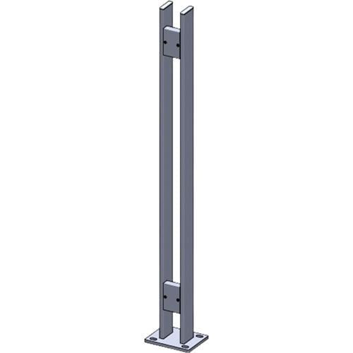 FenceLab Finn Post H:1250mm Black