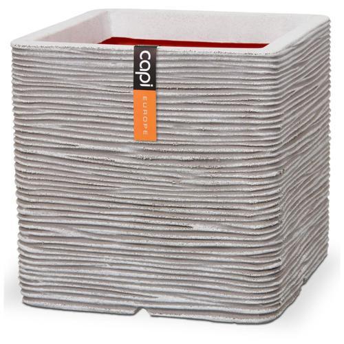 Capi Lightweight Rib Square Pot Ivory M