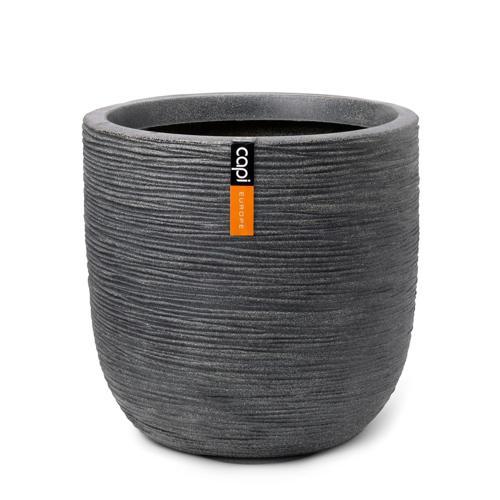 Capi Lightweight Egg Rib Pot Terrazzo Grey M