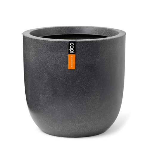 Capi Lightweight Egg Smooth Pot Terrazzo Grey M