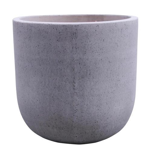 STONELEIGH & ROBERSON Egg Terrazzo Pot XL Grey