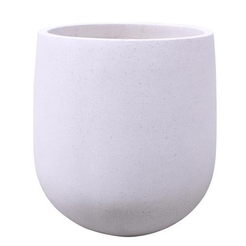 STONELEIGH & ROBERSON Tall Tulip Pot Small White