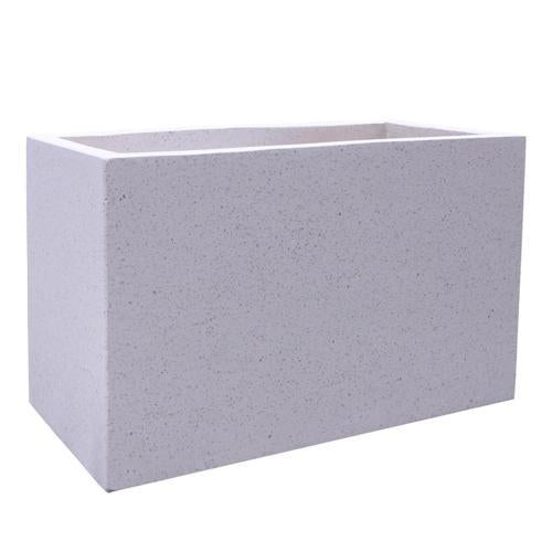 STONELEIGH & ROBERSON Terrazzo Trough Pot M White