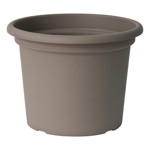 Euro3Plast Plastic Geo Pot Taupe 30cm