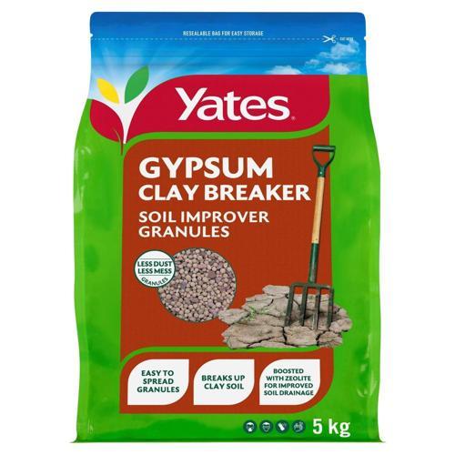 Yates Gypsum Clay Breaker Soil Improver Granules 5kg