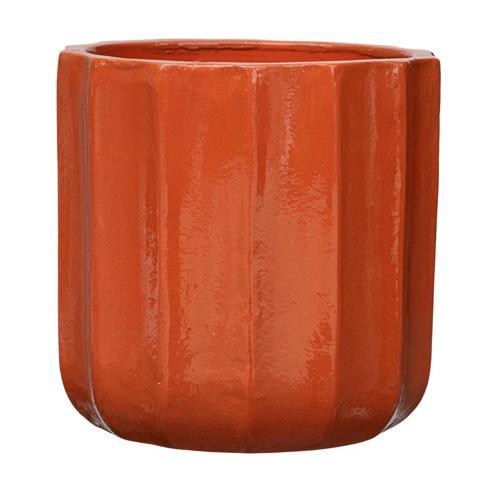 Gardeners Edge Indoor Amelia Pot 17cm Marmalade