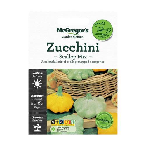 McGregor's Zucchini Scallop Mix Seeds