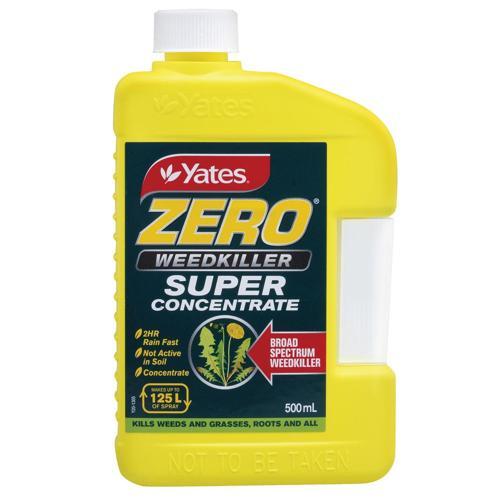 Zero Super Concentrate Weedkiller 500ml - Yates