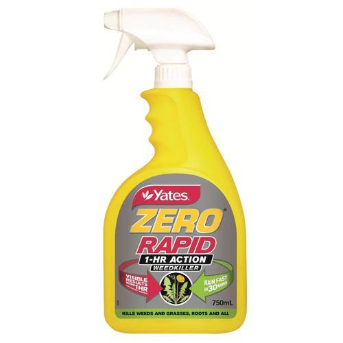 Zero Rapid 1 Hour Ready To Use Weedkiller 750ml - Yates