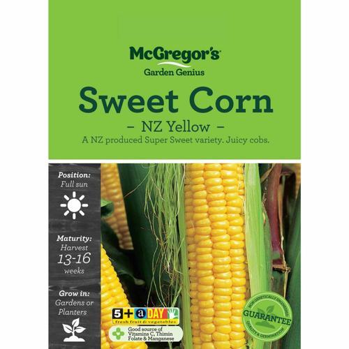 McGregor's NZ Sweetcorn Seed