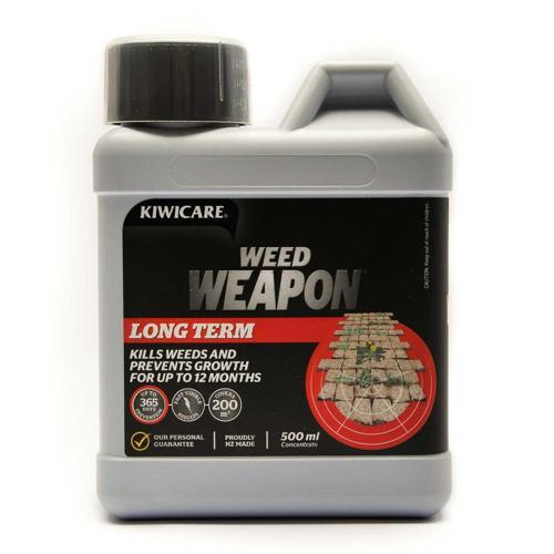 Weed Weapon Long Term Weed Control Spray Concentrate 500ml White - Kiwicare
