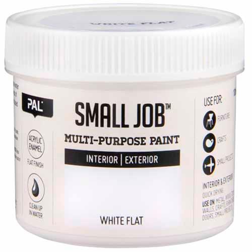 PAL Small Job Paint 100ml White Flat