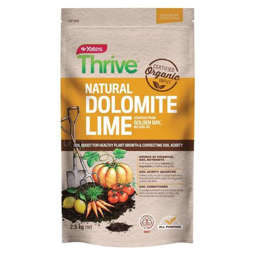 Yates Thrive Natural Dolomite Lime Fertiliser 2.5Kg