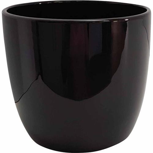 Gardeners Edge Berlin Indoor Ceramic Pot 15cm Black