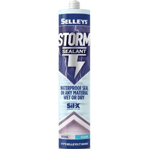 Storm Waterproof High Performance Sealant 290ml Clear - Selleys