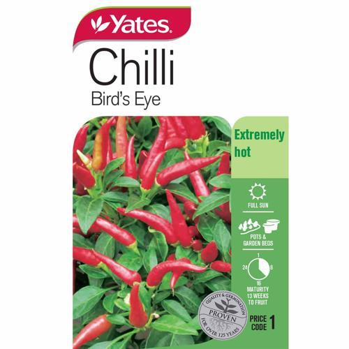 Chilli 'Bird's Eye' Seeds - Yates