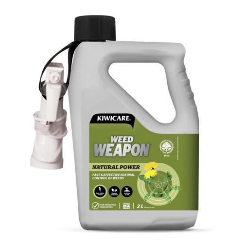 Weed Weapon Natural Weedkiller Spray 2L White - Kiwicare