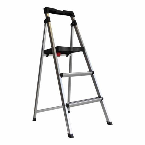 Werner Platform Step Stool Ladder 3 Step Aluminium