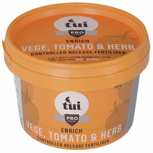Enrich Vege, Tomato & Herb Controlled Release Fertiliser 500g - Tui