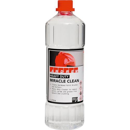 Andrew Miracle Clean Paint Brush Cleaner 1L Clear
