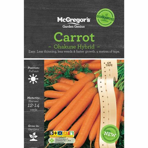 McGregor's Carrot Senior F1 Hybrid Seeds
