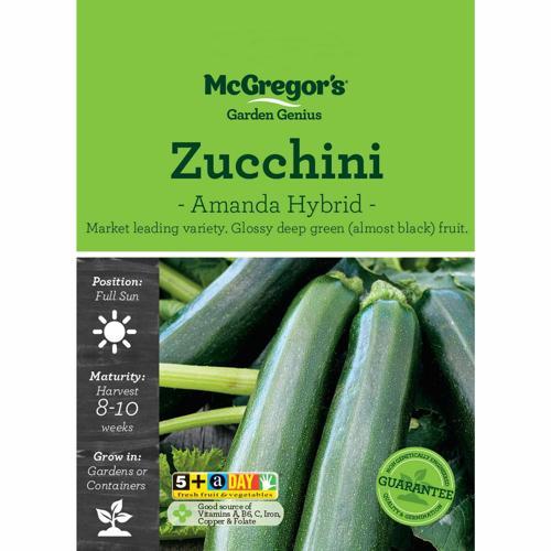 McGregor's Zucchini Amanda F1 Hybrid Seeds