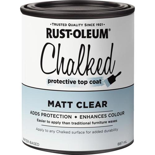Chalked Ultra Matte Clear Coat 887ml Clear - Rust-Oleum