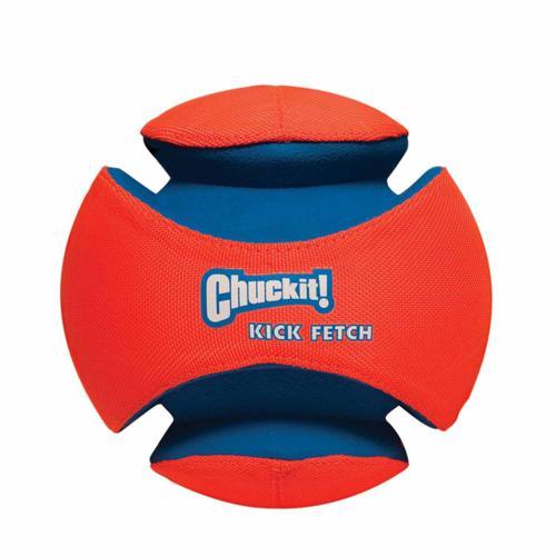 Chuck It Kick Fetch Dog Chase Toy H: 203mm, W: 203mm, D: 203mm Orange & Blue
