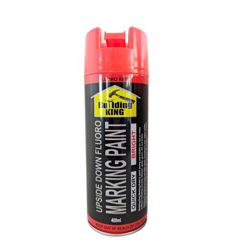 Upside Down Marker Paint 400ml Fluorescent Red - Building King