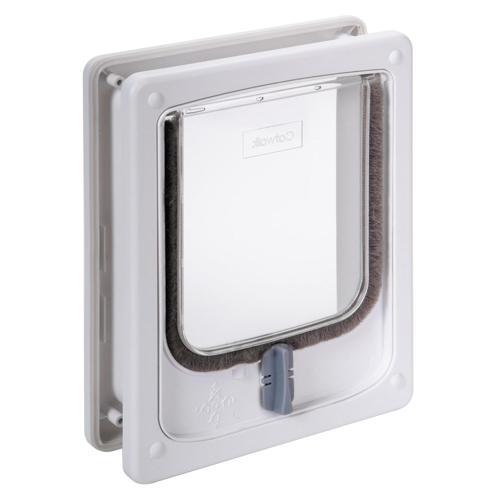 Wood Fitting Cat Door Tunnel H: 250mm, W: 200mm White - Catwalk