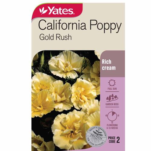 California Poppy Gold Rush Seeds - Yates