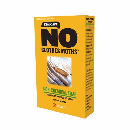 Kiwicare Clothes Moth Non-Chemical Traps 3 Pack