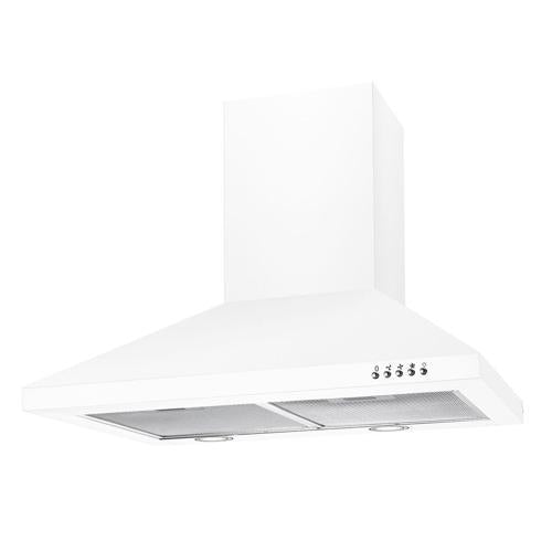 Wall Canopy Rangehood 60cm White - Robinhood