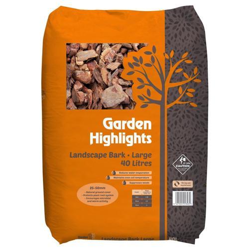 Garden Highlights Landscape Bark Large 25-50mm 40L