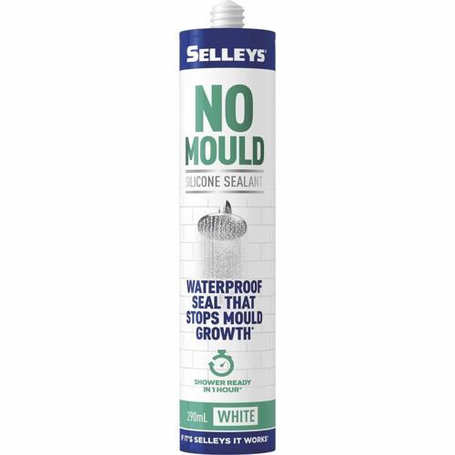 Selleys No Mould Silicone Sealant 290ml White
