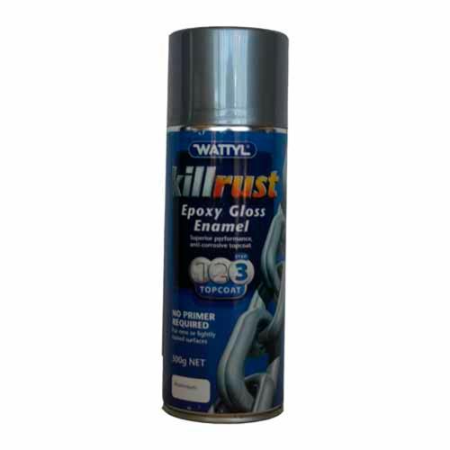 Killrust Epoxy Enamel Gloss 300g Aluminium - Wattyl