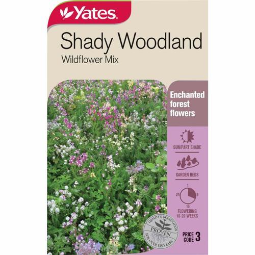 Wildflower 'Shady Woodland' Mix Seeds - Yates